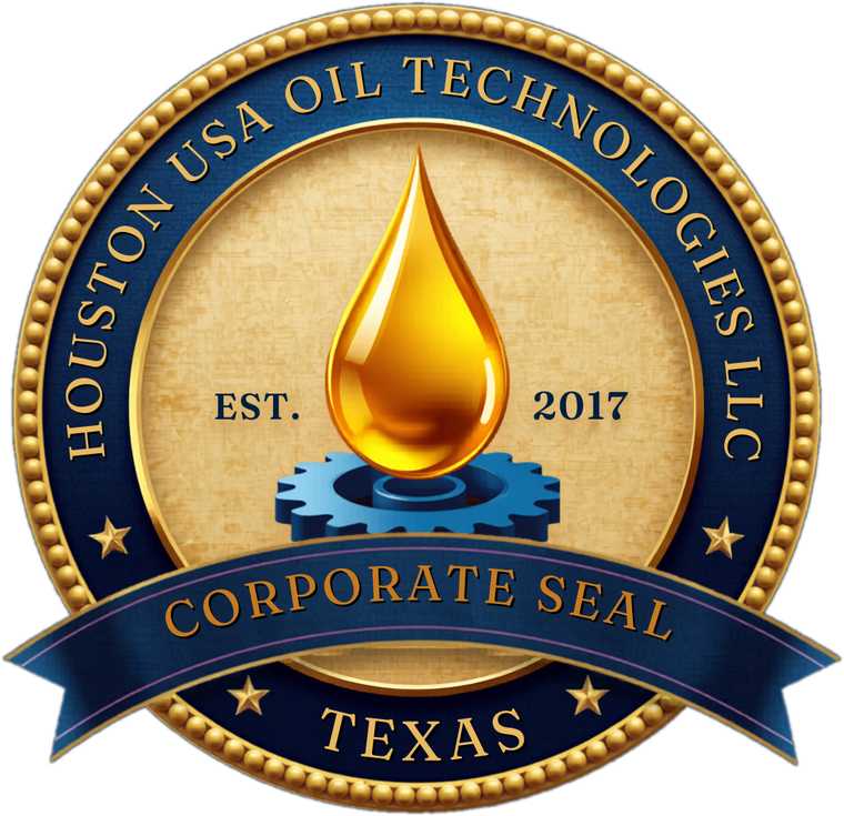 Houston USA Oil Technologies corporate seal — Texas, established 2017